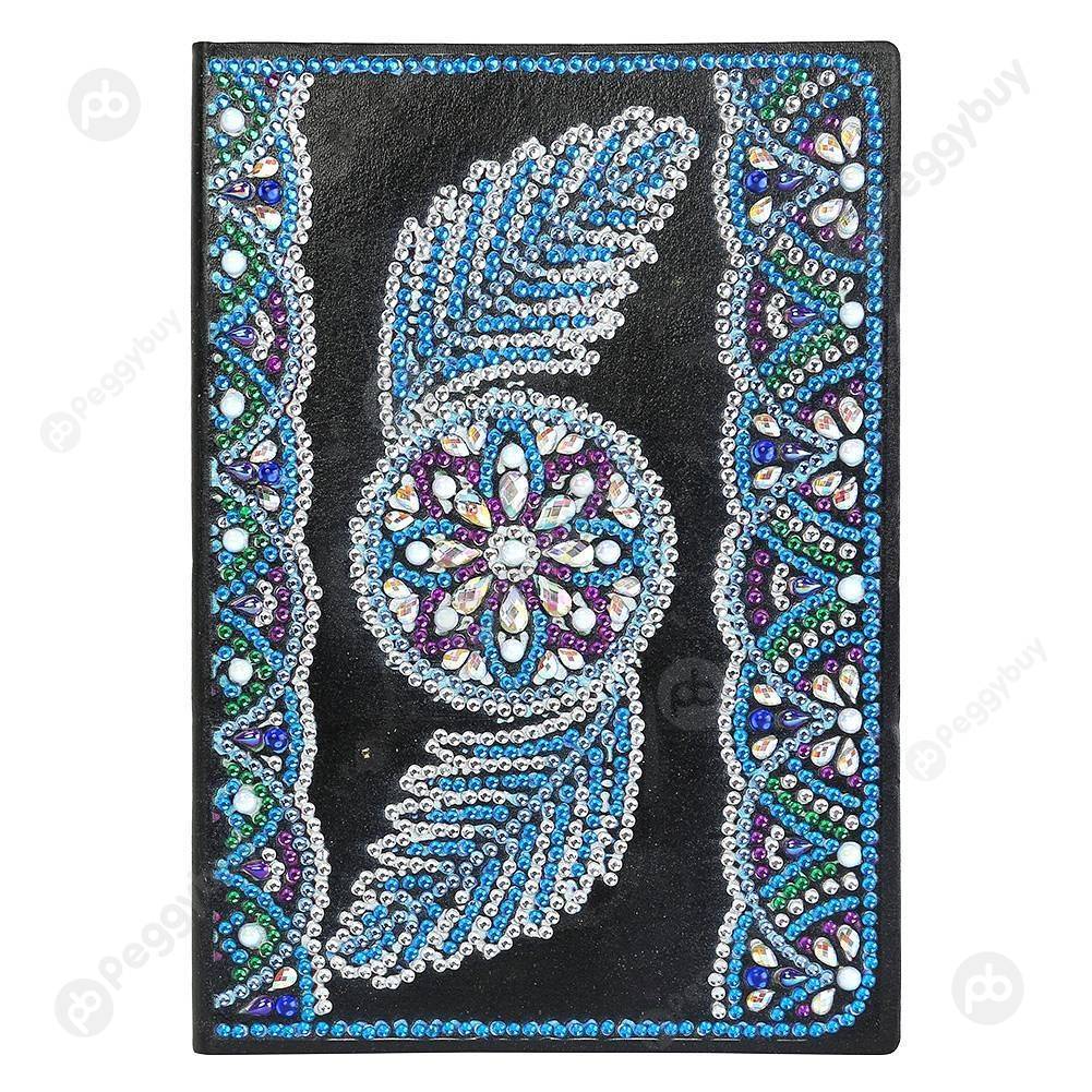

Wing-DIY Creative Diamond 50 Pages A5 Notebook, 501 Original