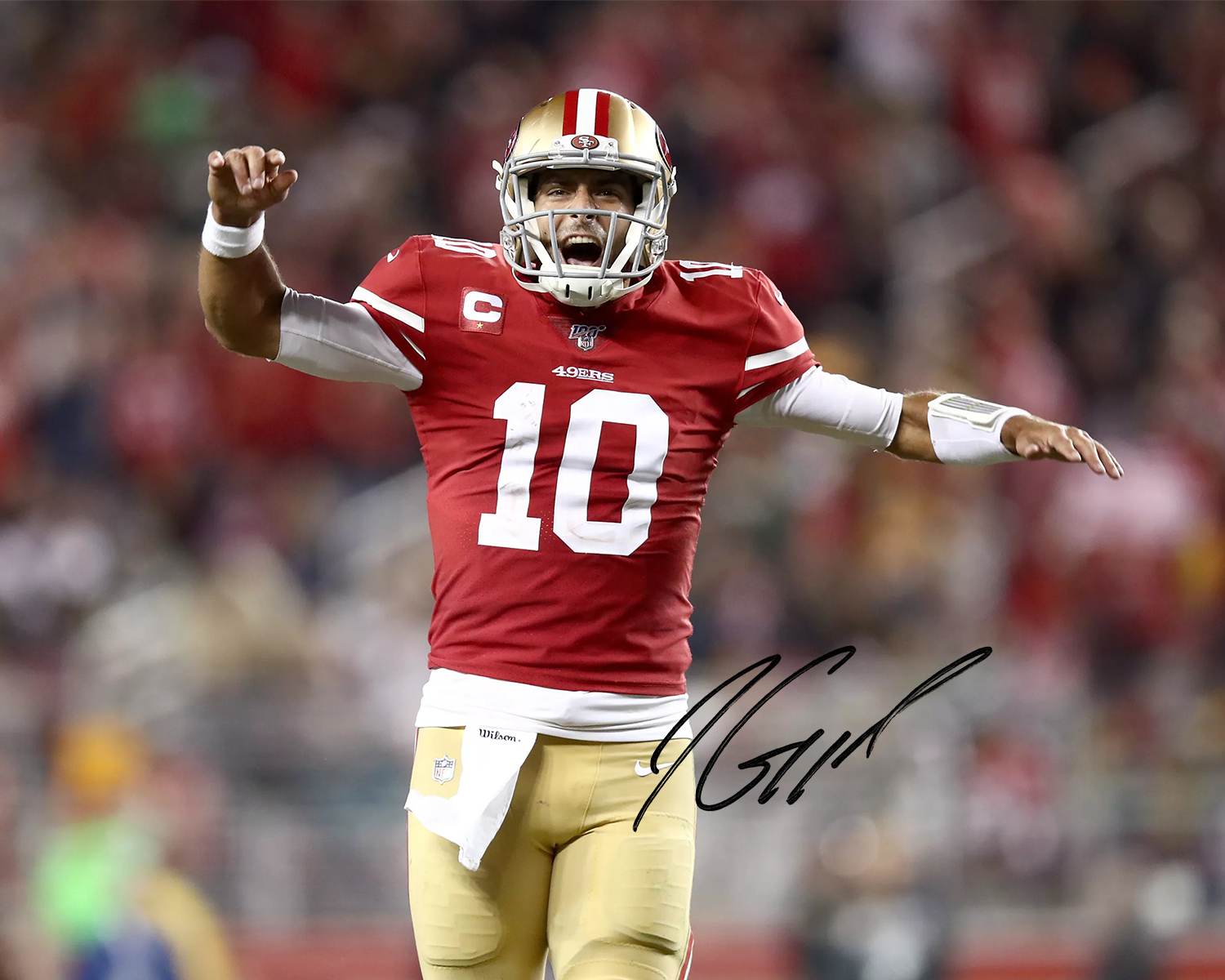 Jimmy Garoppolo signed San Francisco 49ers 8X10 Photo Poster painting poster autograph RP