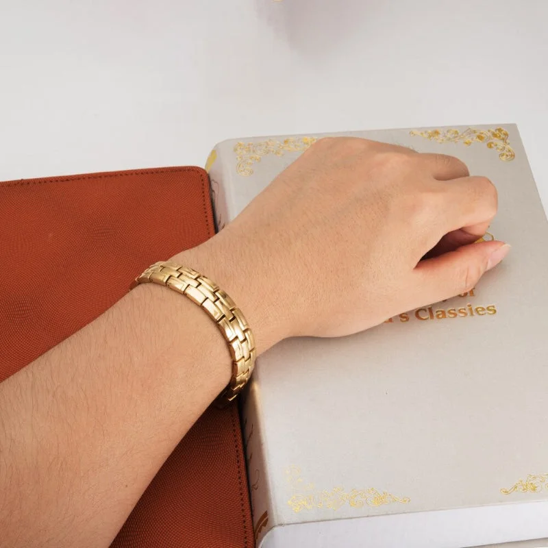 Stainless Steel Link Chain Magnetic Therapy Bracelets