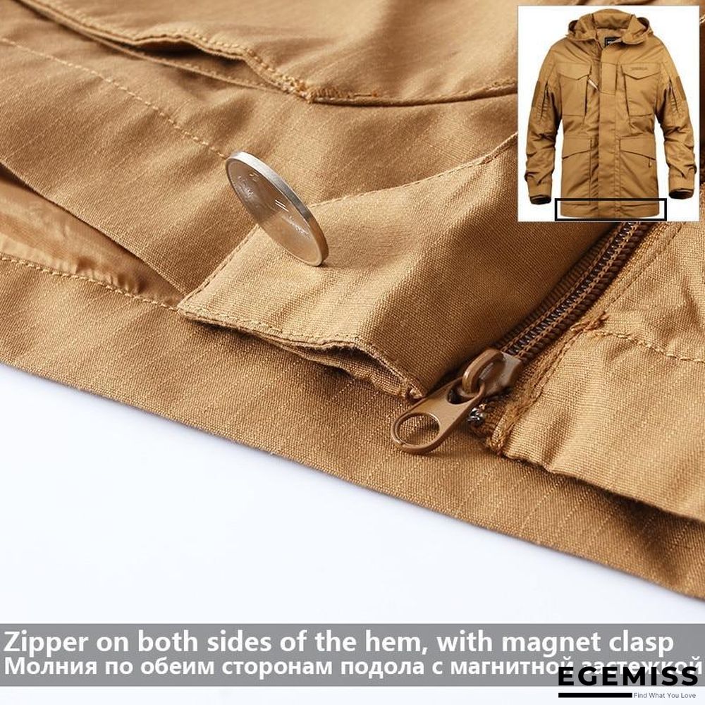 Brand Military Camouflage Male clothing US Army Tactical Men's Windbreaker Hoodie Field Jacket Outwear | EGEMISS