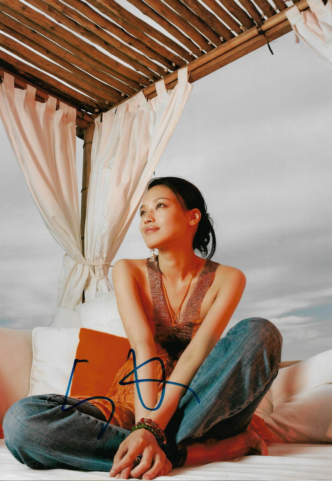 Shu Qi signed 8x11 inch Photo Poster painting autograph