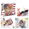 (US Local)Special Shape Highland Yak 5D DIY Diamond Painting Clutch Bag for Women Girls