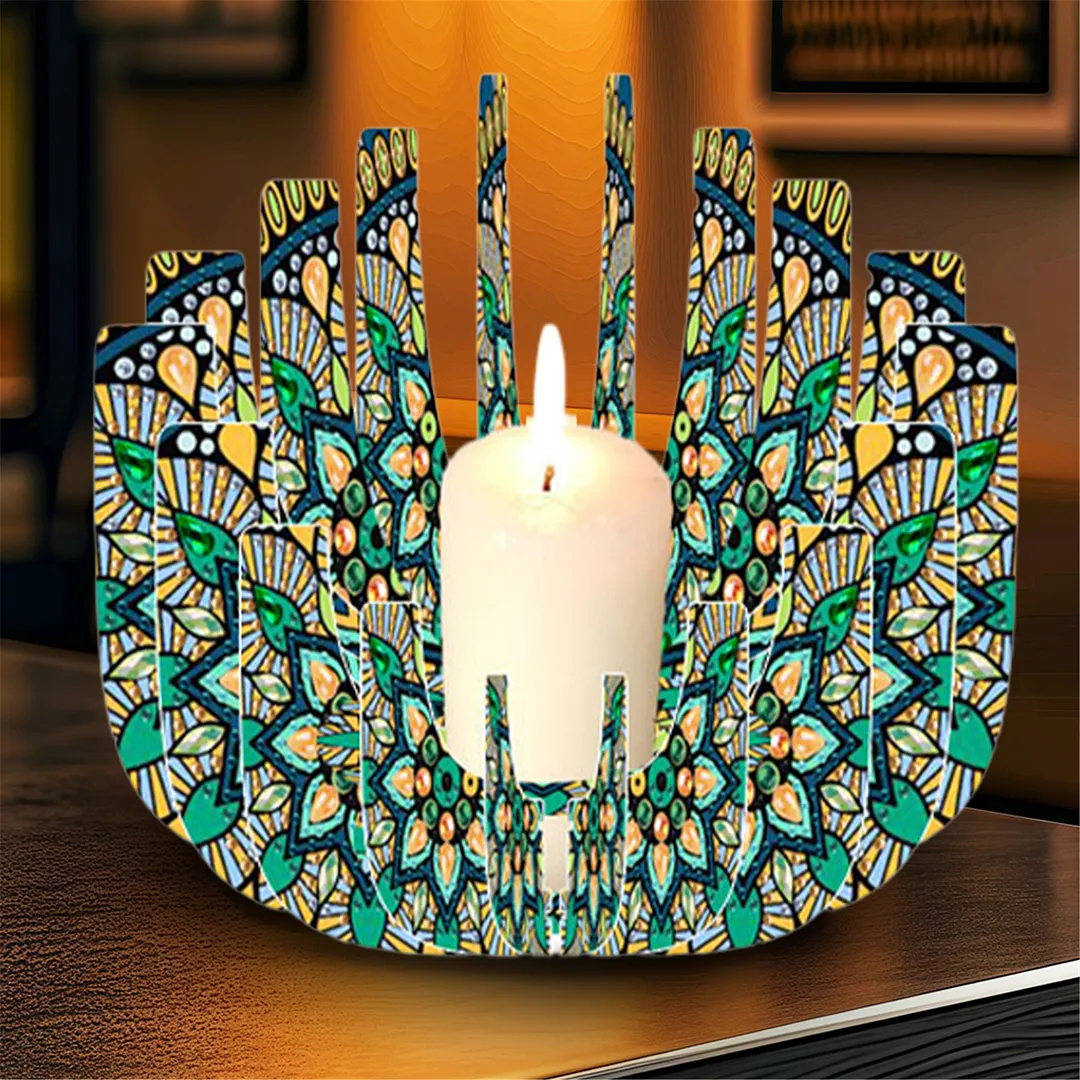 DIY Diamond Art Painting Kits of Candle Holder for Aromatherapy & Home Decor