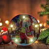 DIY Diamond Painting LED Lamp Partial Drill Special Shape Christmas Decor