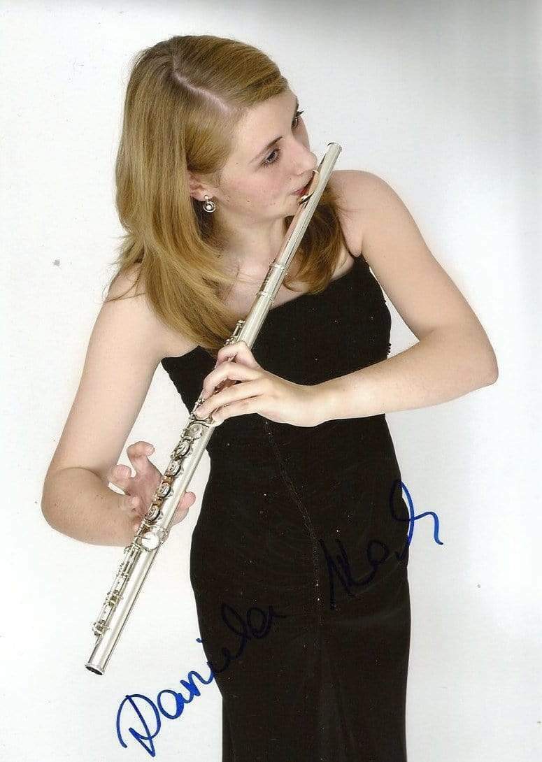 Daniela Koch FLUTIST autograph, In-Person signed Photo Poster painting