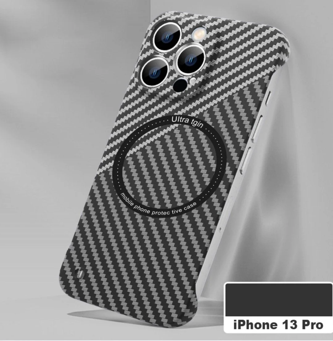 iPhone 14 Carbon Fiber Magnetic Case