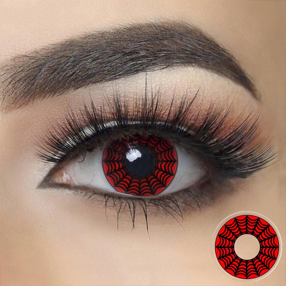 Spider Web Halloween Contacts