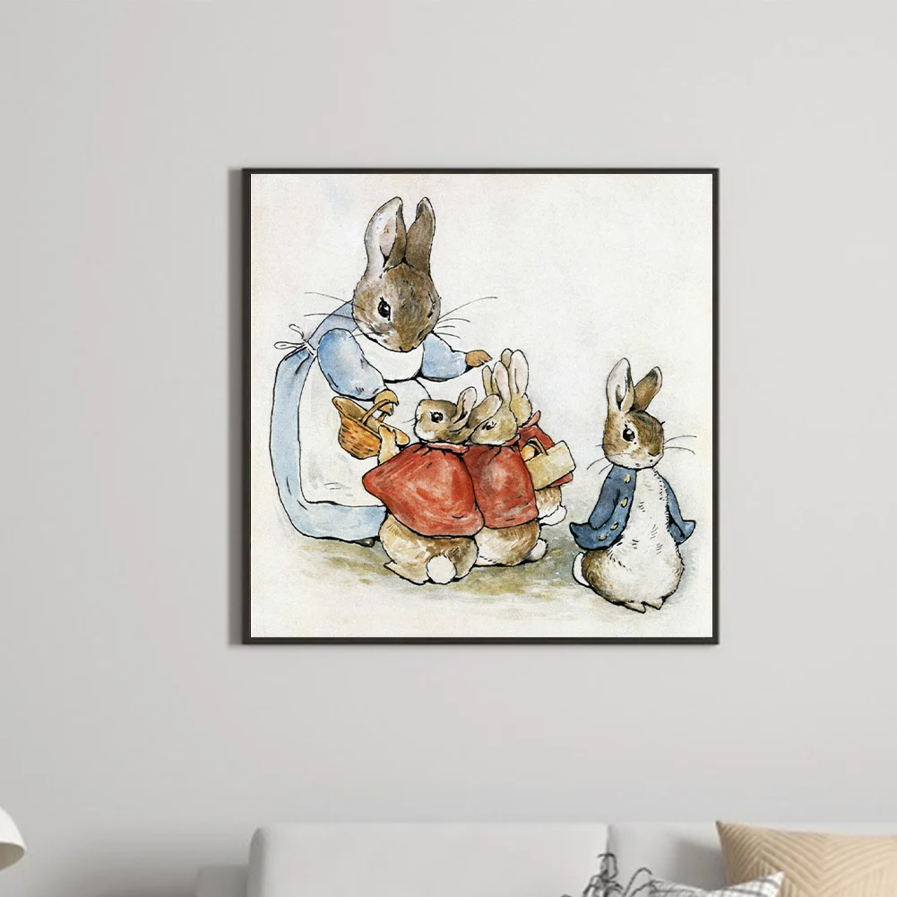 Diamond Painting - Full Round Drill - Peter Rabbit(Canvas|30*30cm)