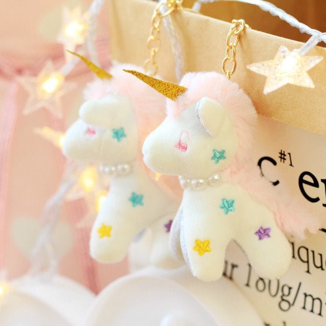 Dreamy Lucky Unicorn keychain
