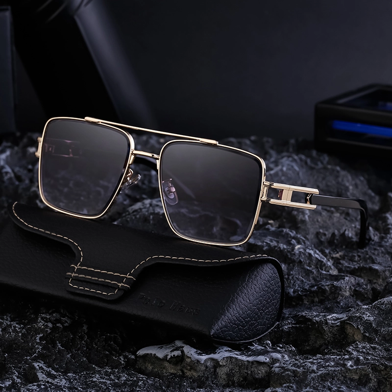 Retro Classic Style Geometric Pc Square Full Frame Men’s Sunglasses