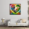 Four Seasons Loving Girl-11CT Stamped Cross Stitch 40*40cm/15.75*15.75in tapestrymarket