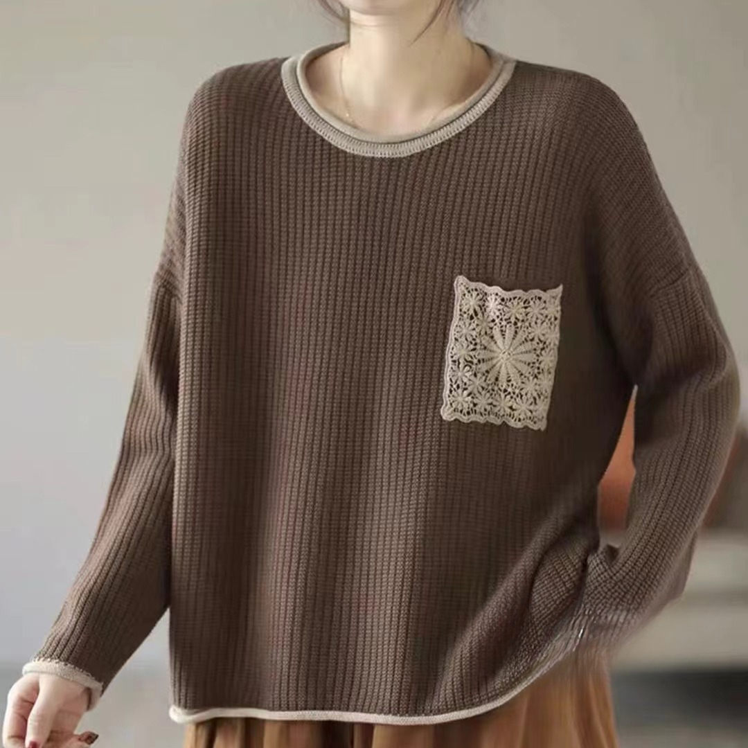 Chicfifth Sweater Women Winter Long Sleeve High Quality Autumn Vintage Top Knitted Cardigan