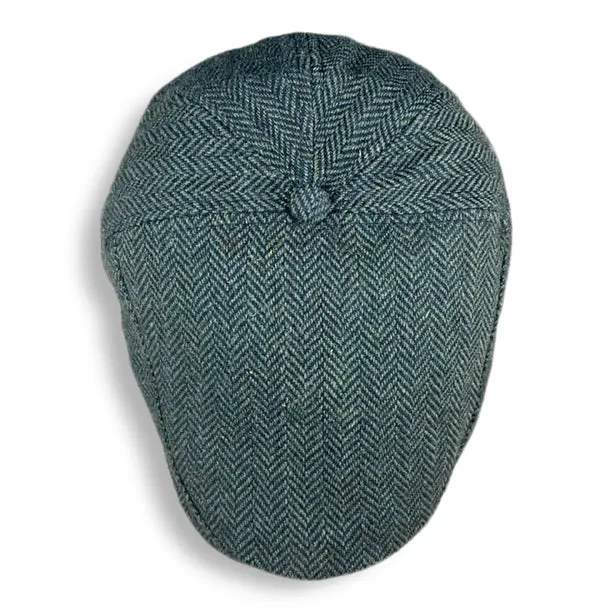 Hatsfashion-The Original 5-Panel   Cap - Dark Olive Green Herringbone