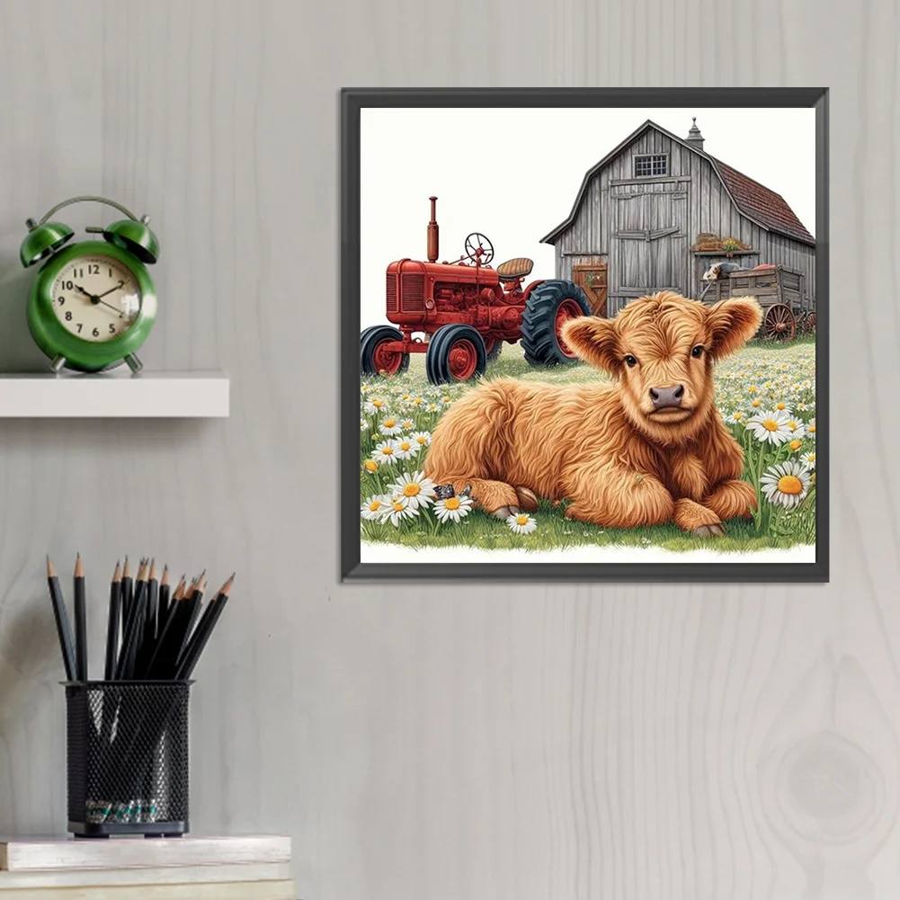 Diamond Painting - Full Round Drill - Calf(Canvas|30*30cm)