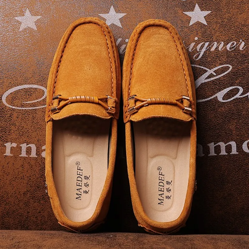 YRZL Loafers Big Size 48 Men Shoes Soft Driving Moccasins High Quality Flats Casual Leather Shoes Men Slip-on Loafers for Men