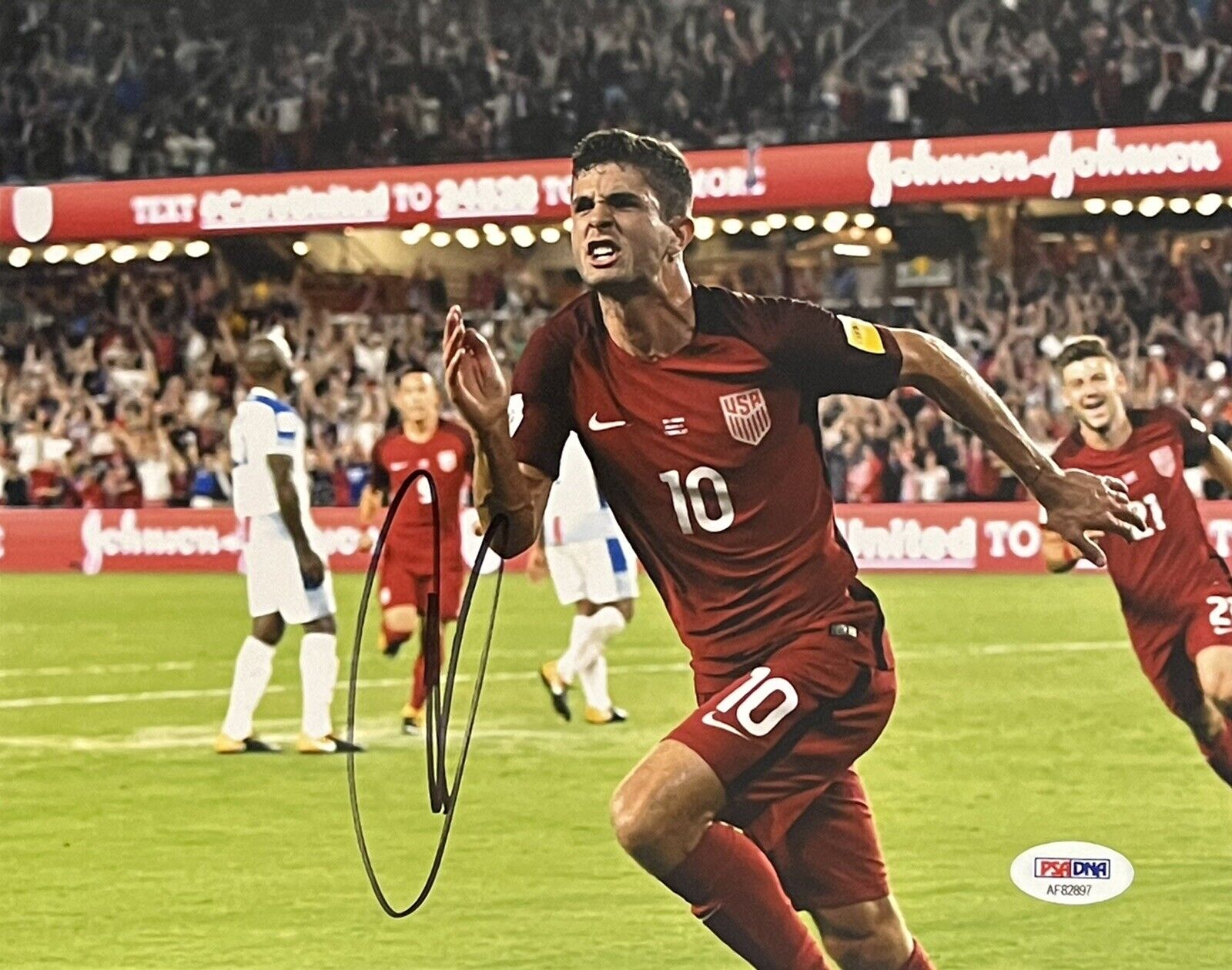 Christian Pulisic Signed Autographed Team USA 8x10 Photo Poster painting Chelsea FC Psa/Dna