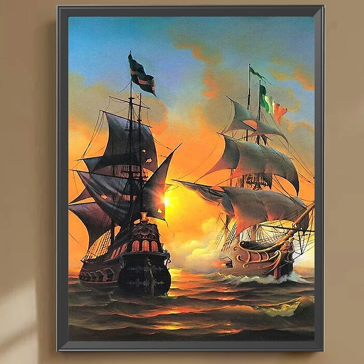 Sea Sailing - Full Square - Diamond Painting (30*40cm)