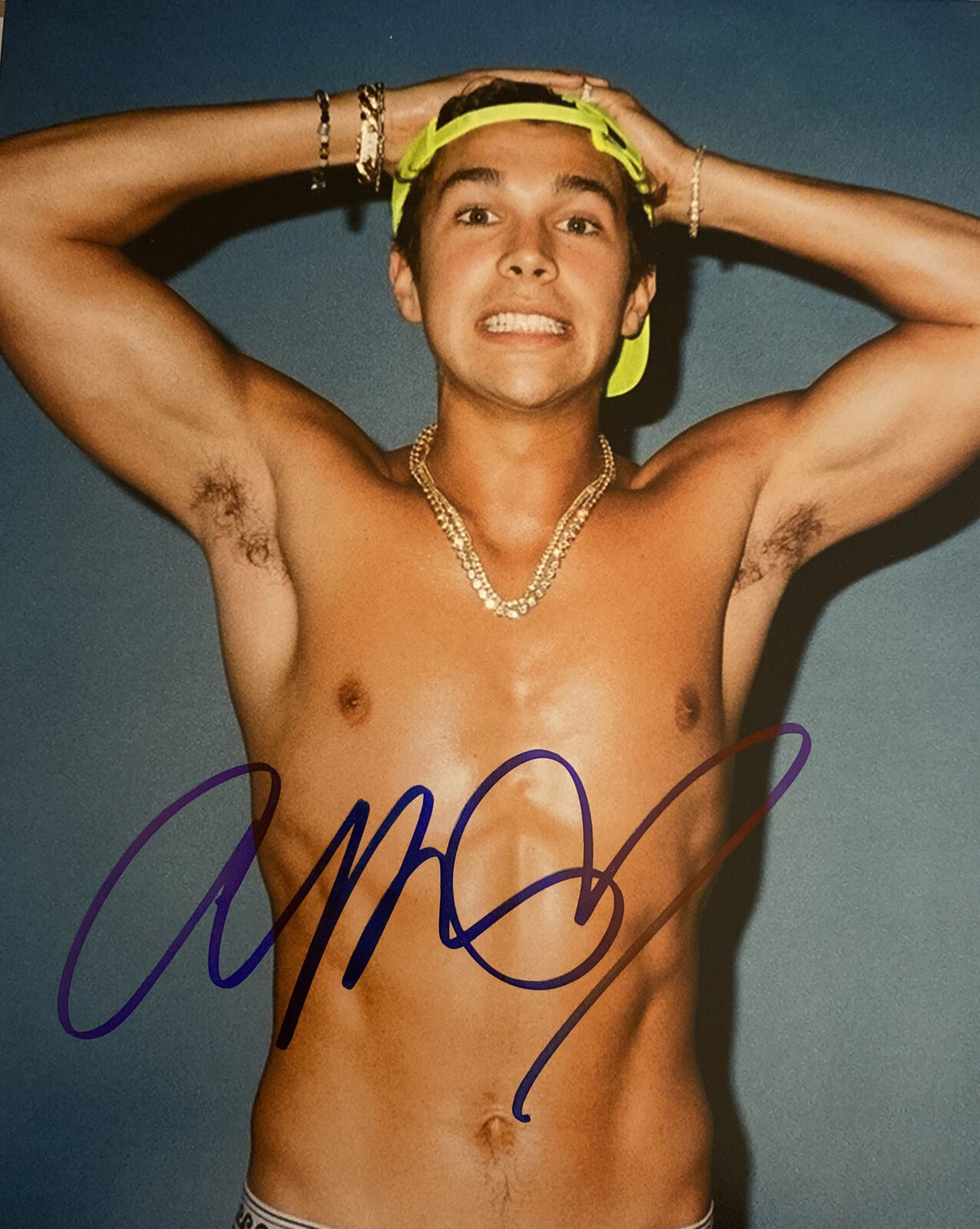 Austin Mahone Signed Autographed 8 X 10 Color Photo Poster painting Sexy