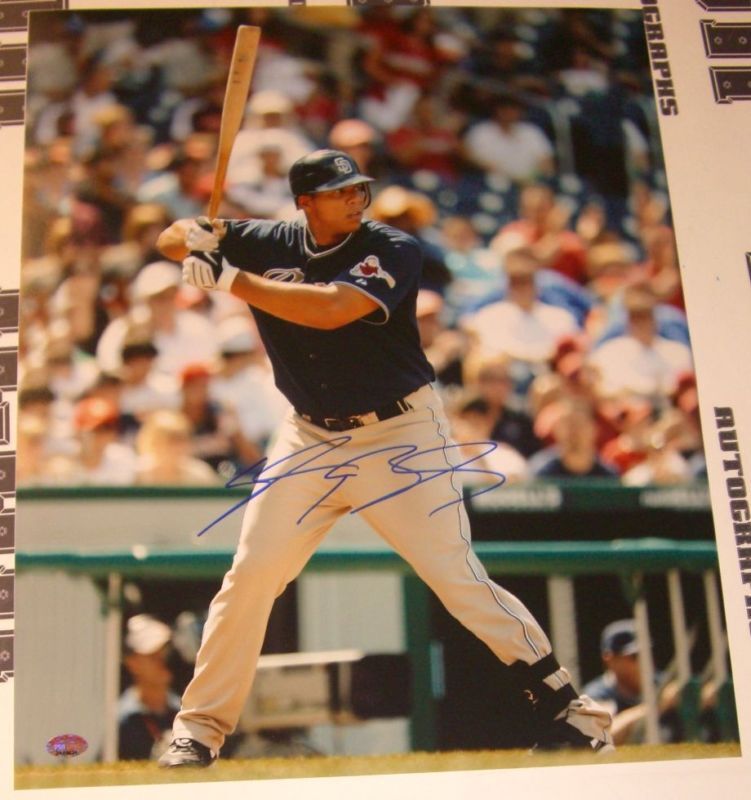 Kyle Blanks Signed Padres Baseball 16x20 Photo Poster painting PSA/DNA COA SD Picture Autograph