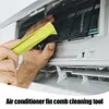 Plastic Air Conditioner Fin Cleaning Brush Car A/C Evaporator Condenser Comb Kit