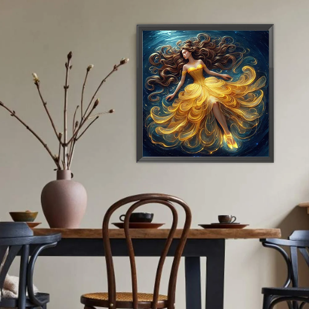Diamond Painting - Full Round Drill - Princess Belle(Canvas|40*40cm)