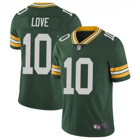 Men's Green Bay Packers #10 Jordan Love Green Stitched Jersey 3OA6