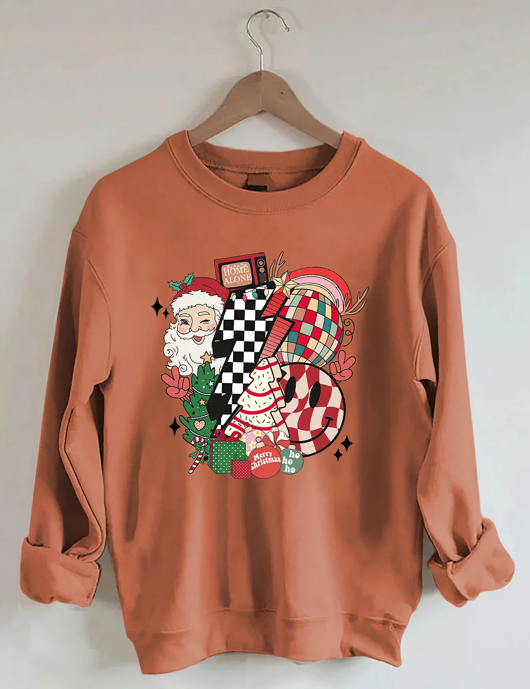 Retro Merry Christmas Sweatshirt