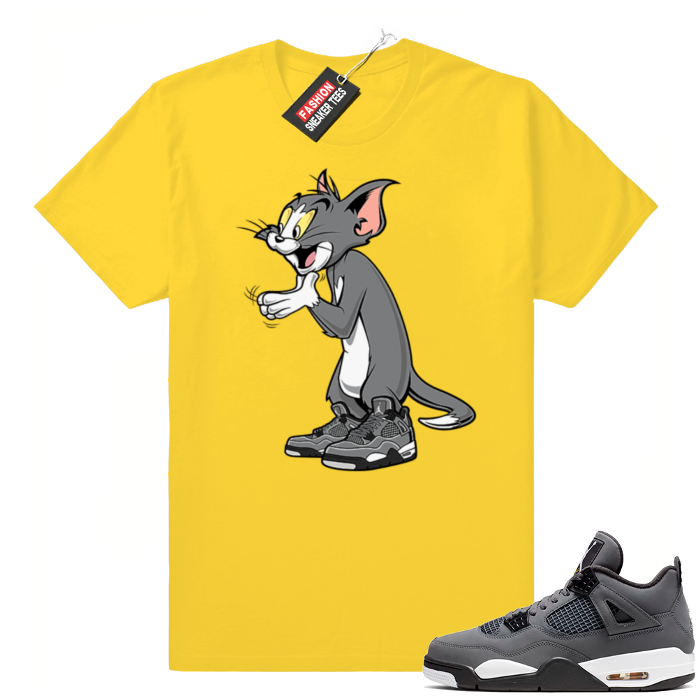 jordan 4s yellow shirt