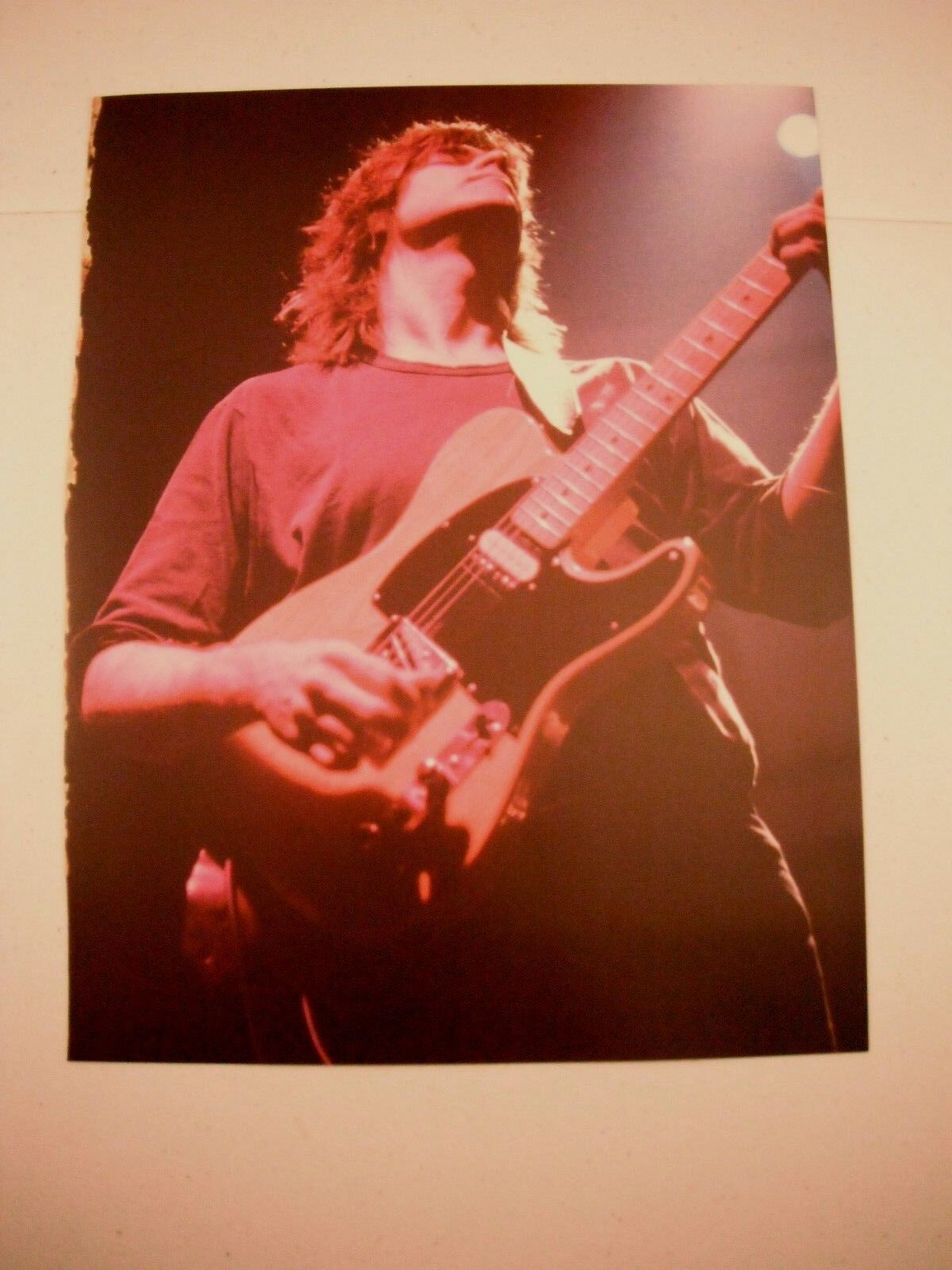 Mike Stern Guitarist 12x9 Coffee Table Book Photo Poster painting Page