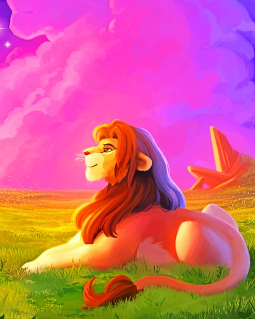

Fanart Disney Lion – Paint By Numbers - 40*50CM, 501 Original