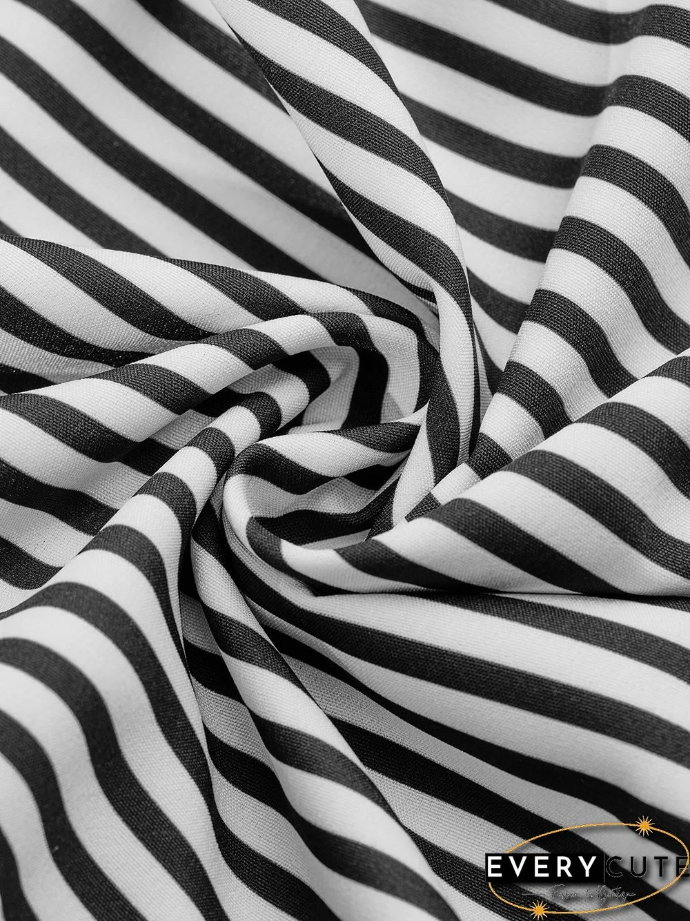 Neck Short Sleeve Cotton-Blend Weaving Dress