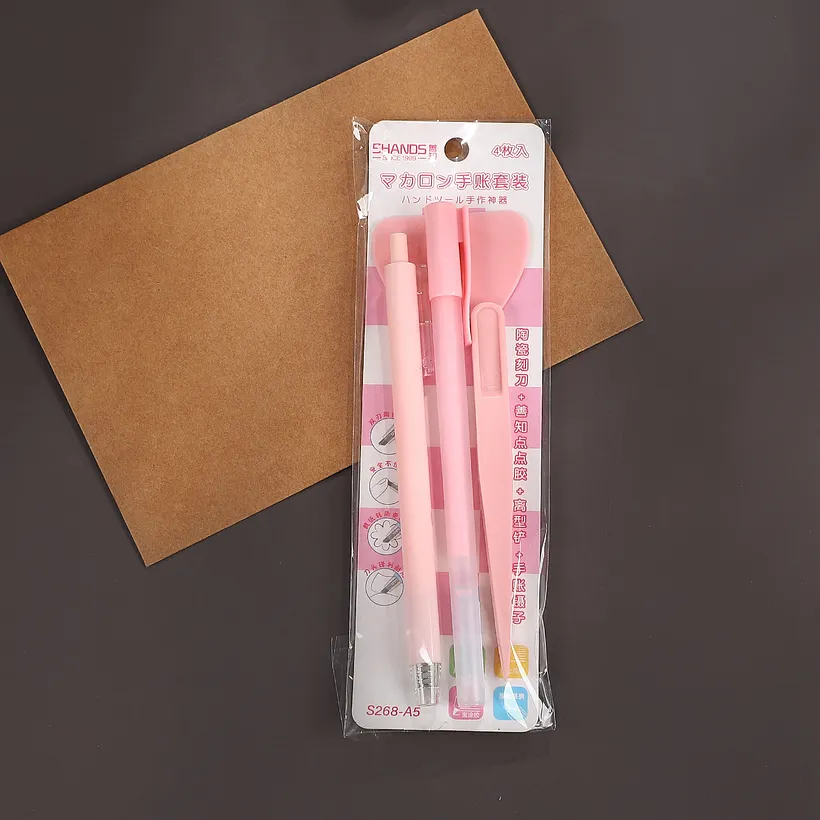 JOURNALSAY 4点 DIY 手作り かわいい文房具セット クリエイティブ