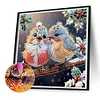 Diamond Painting-DIY Crystal Rhinestone Christmas Bird
