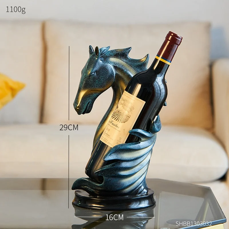 Athvotar Shape Display Shelf Wine Holder Animal Statue Creative Wine Bottle Rack Holder Home Decoration Sculpture Table Accessories