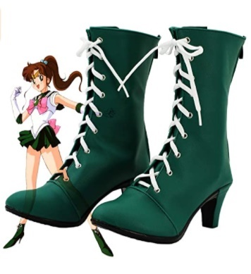 Sailor Moon Kino Makoto Jupiter Cosplay Boots Shoes