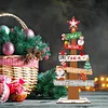 Wooden Special Shaped Christmas Sign Desktop Diamond Art Kits for Home Office