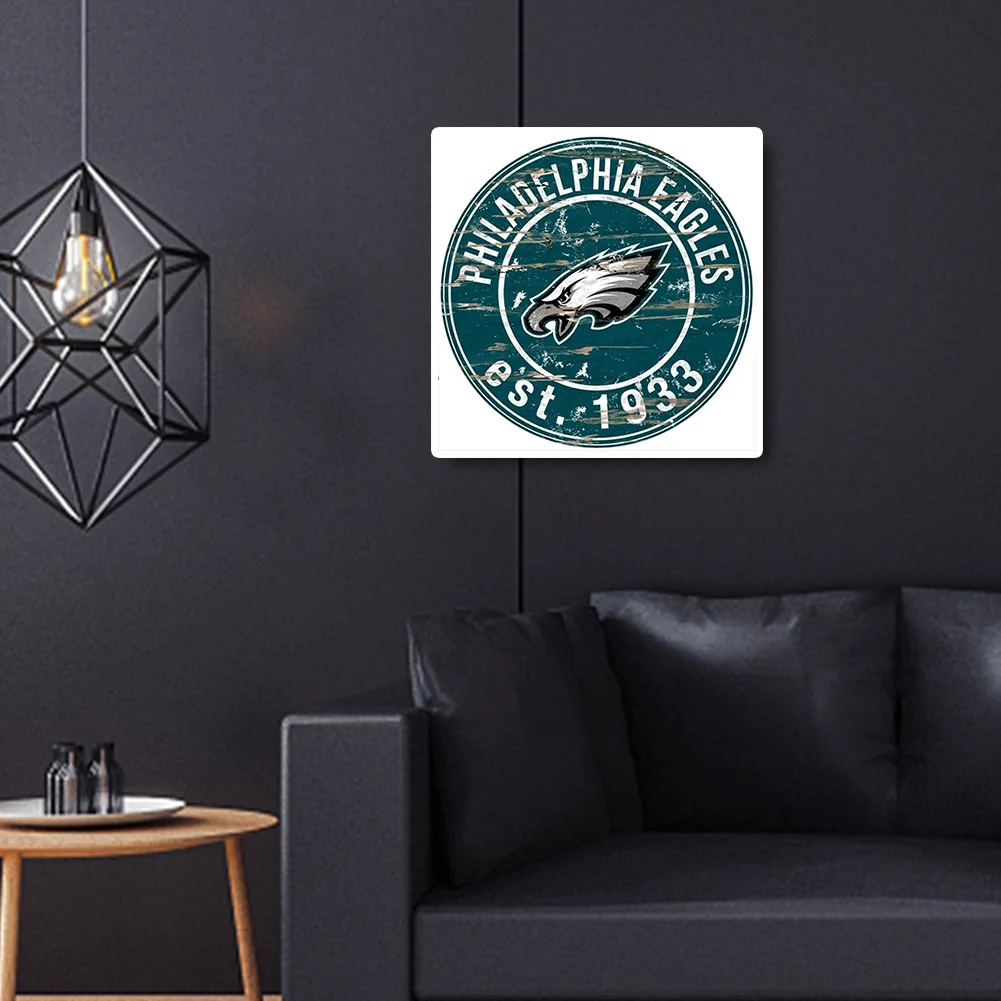Diamond Painting - Full Round Drill - Philadelphia Eagles(Canvas|30*30cm)