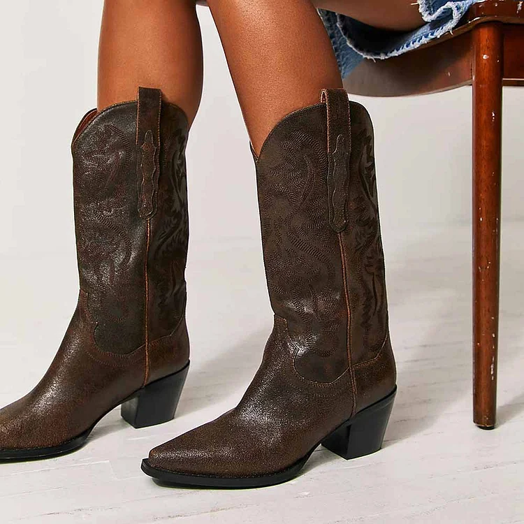 Buy Brown Boots for Women by MSC Online | Ajio.com