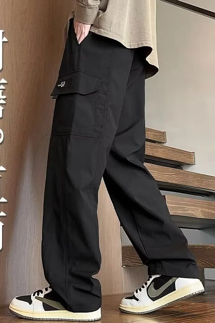 Relaxed Fit Cargo Shorts for Men Loose Straight Leg with Utility Pockets