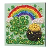 DIY Button Art Kit with Frame 11.81x11.81inch Button Painting Kit Button Painting Craft Set for Adults Beginners Arts Crafts Home Decoration