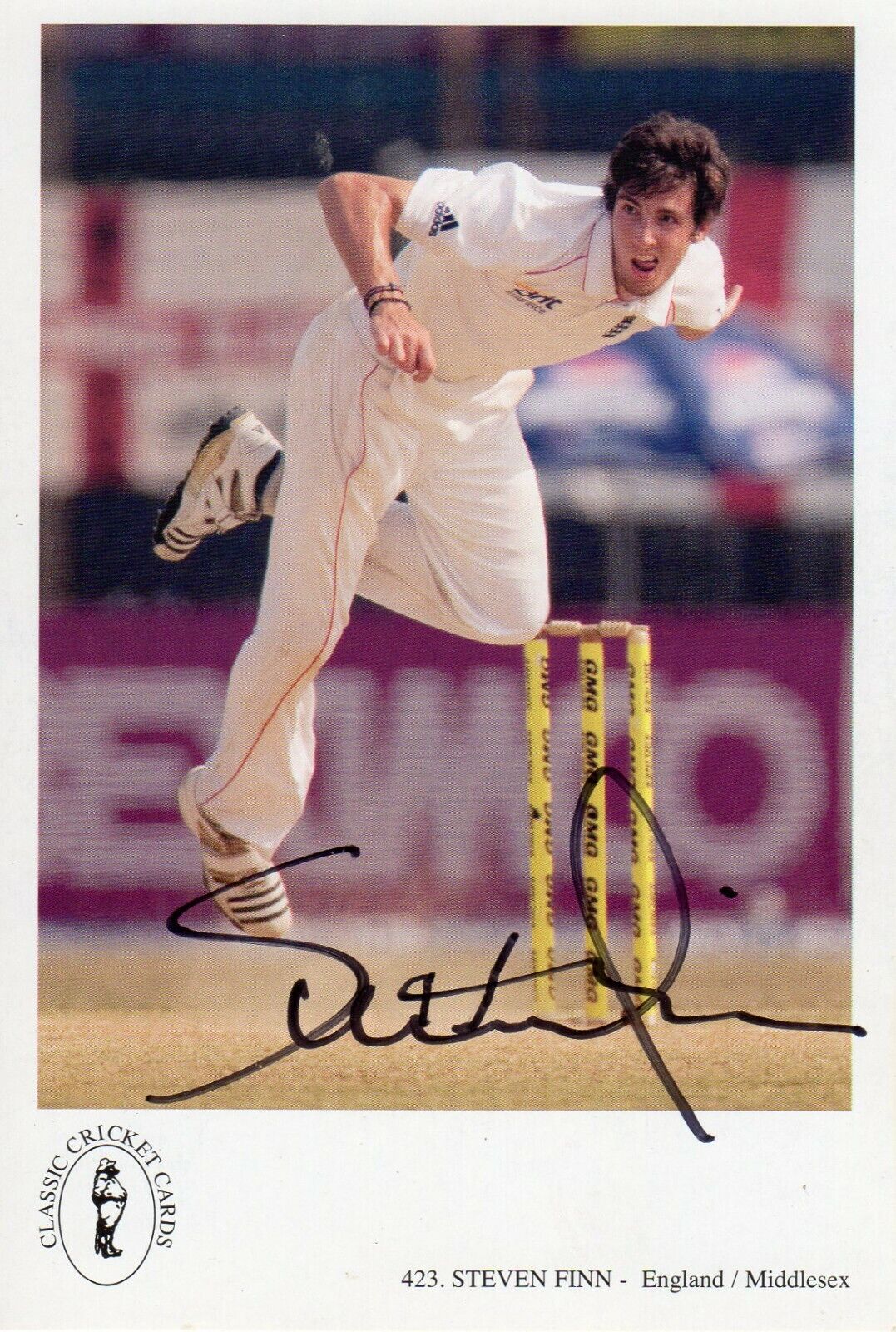 STEVEN FINN AUTOGRAPH, CRICKET, SPORT