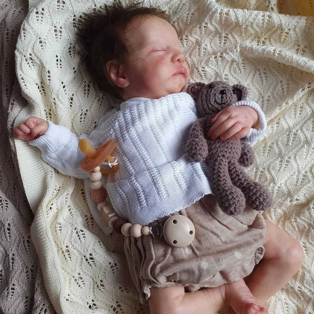 20'' Preemie Handmade Soft Reborn Baby Doll Named Daniella