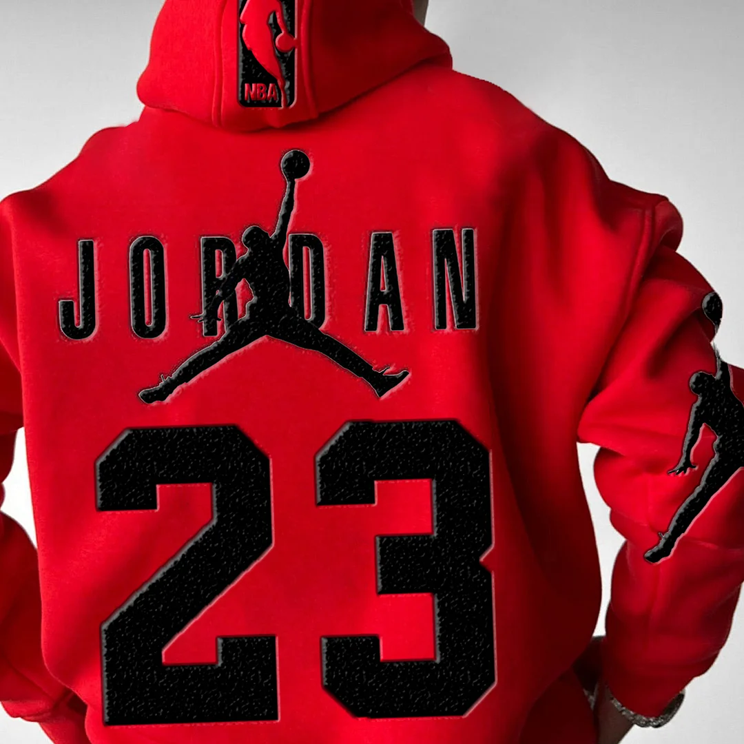 Unisex Basketball Game Stars Sports Fitness Printed Casual Autumn And Winter Oversized Hoodies