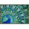 Green peacock | Full Round Diamond Painting Kits