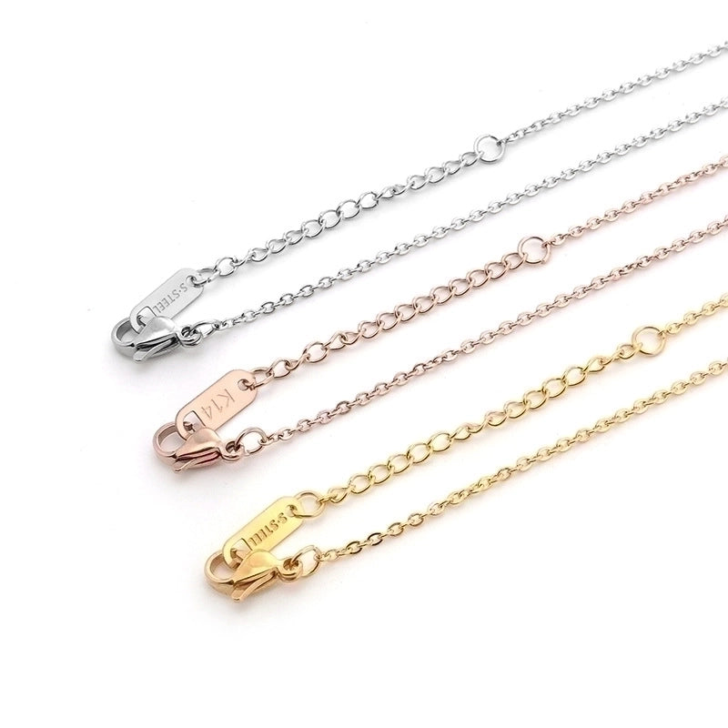 Stainless Steel 18K Gold Plated Basic Plating Geometric Necklace