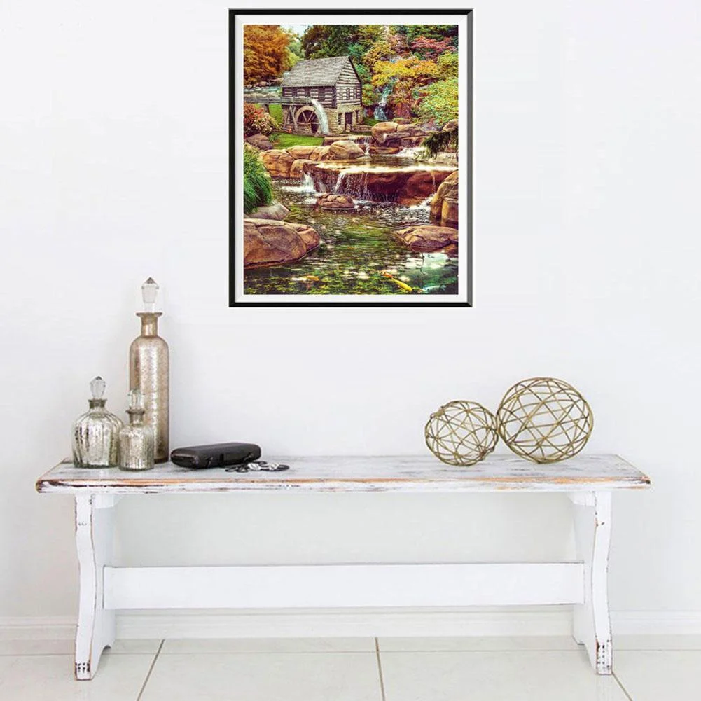 Diamond Painting - Full Round Drill - Country Scenes(25*30cm)