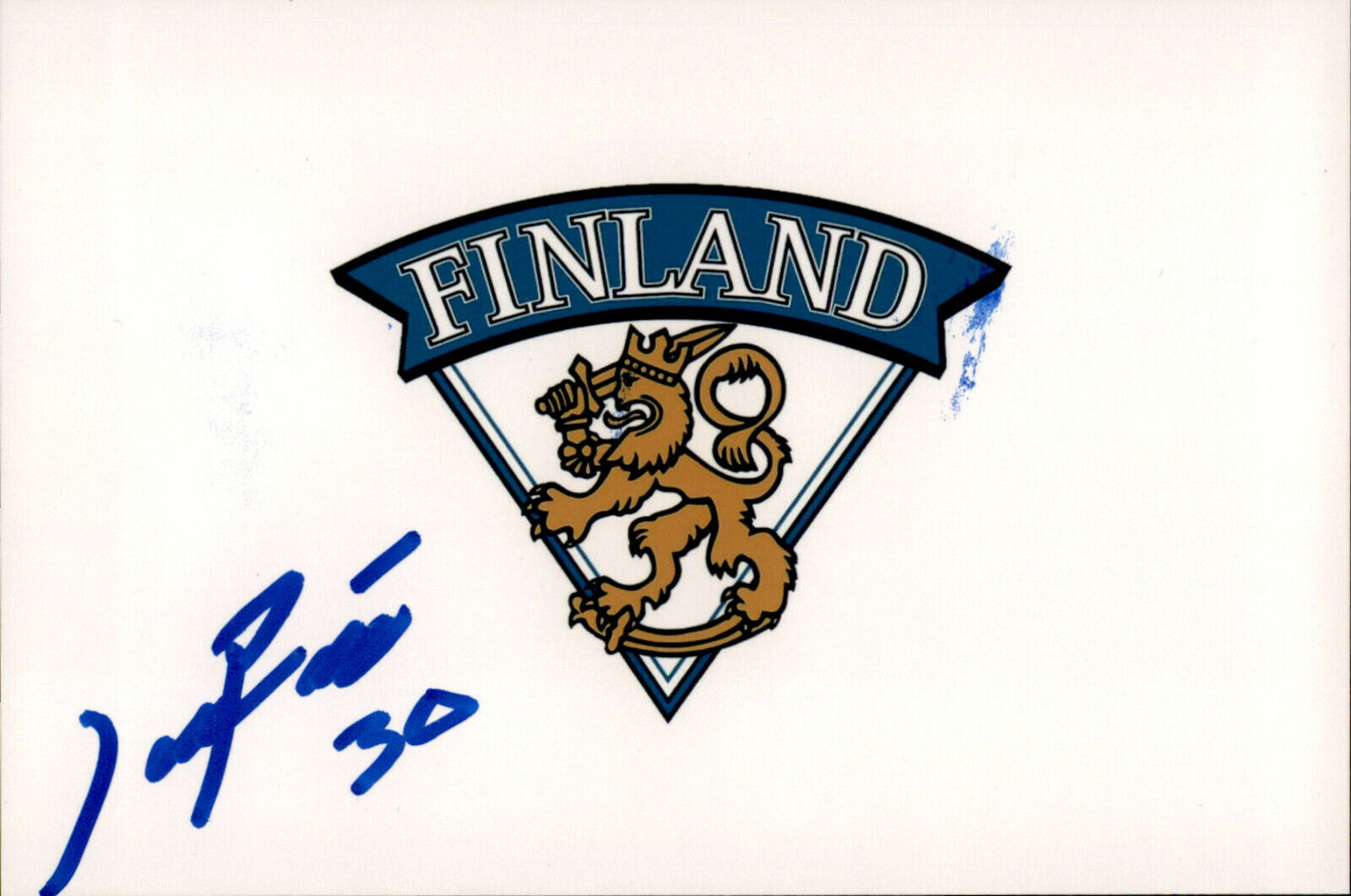 Jasper Patrikainen SIGNED 4x6 Photo Poster painting TEAM FINLAND