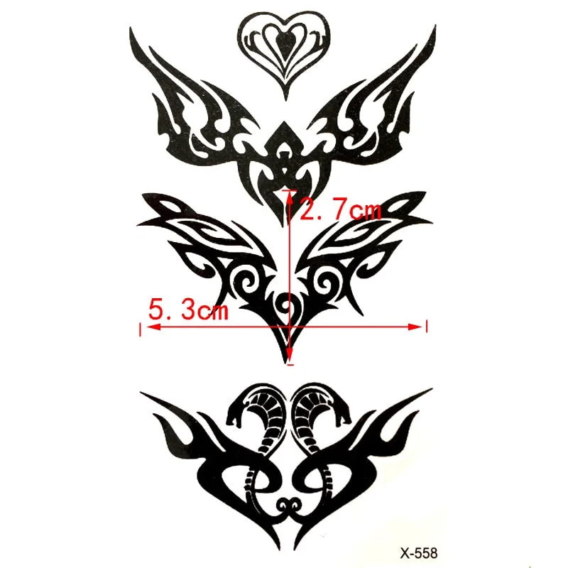 Cobra Waterproof Temporary Tattoo sticker for men and woman Snake tatuajes adesivos para moto car styling sticker fake tattoo