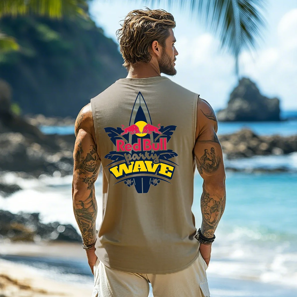  Surf-Inspired Graphic Tank Top for Beach Adventures