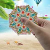 Double-sided diamond diamond painting fingertip gyroscope DIY gyroscope | Blue Diamond